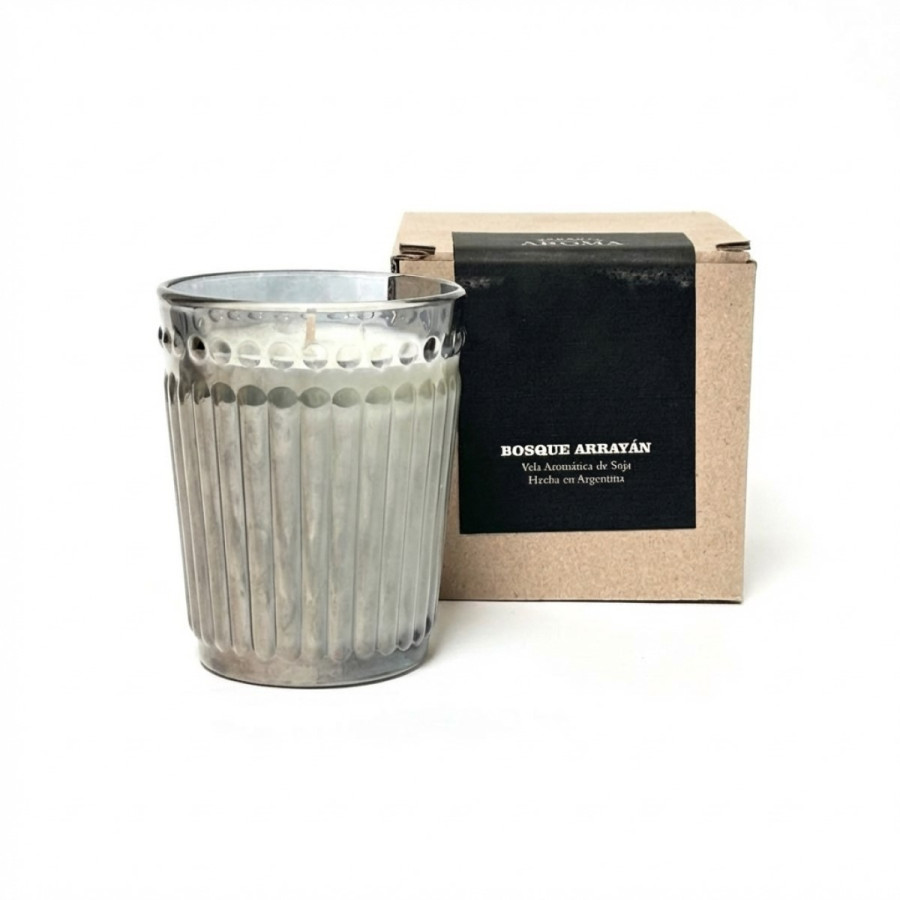 Vela en Vaso Romántica 175 g Bosque Arrayán Espacio Aroma