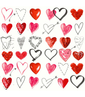 Servilletas 33 x 33 cm Cupids Arrow