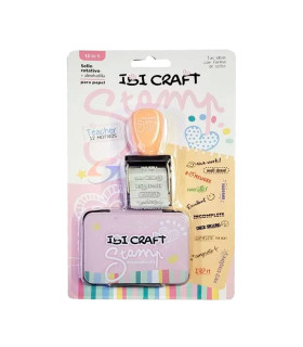 Set de Sello Teacher en Inglés Ibicraft