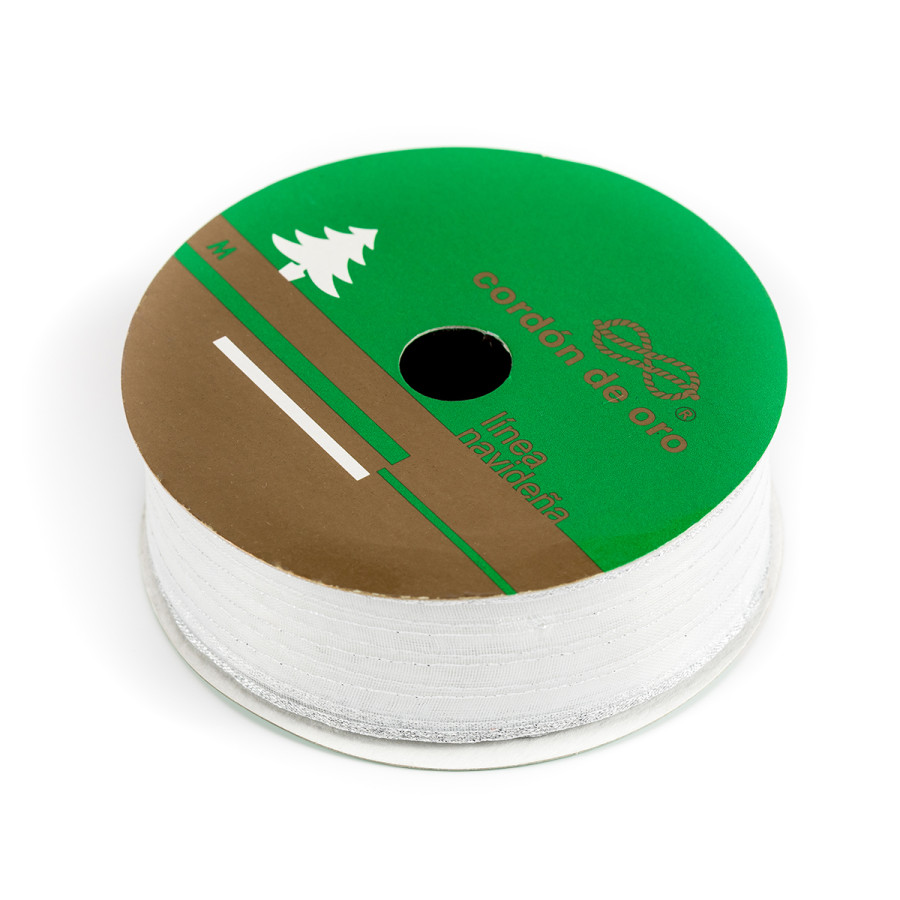 Cinta Ilusión Plata 2 cm x 10 metros