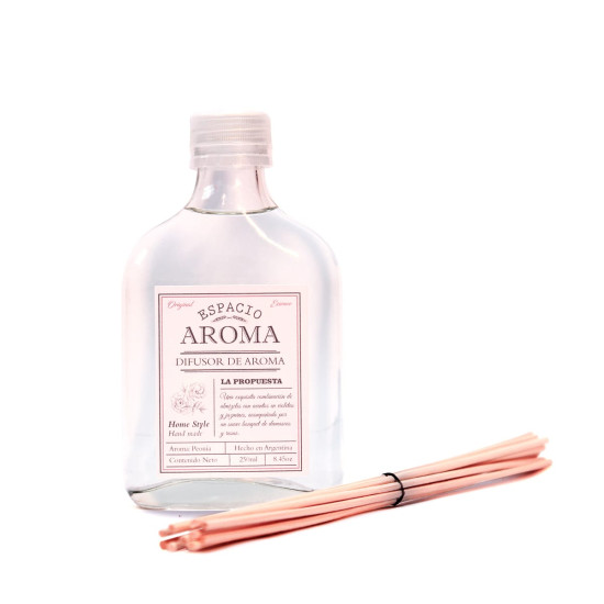 Difusor Ambiental 200 ml Línea Clásica Peonia Espacio Aroma