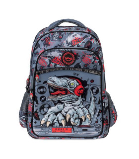 Mochila Espalda School Gang Dino Dj Saurus 30 lt Talbot