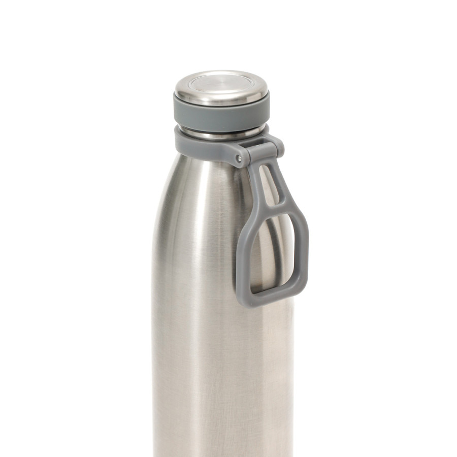 Botella Térmica 750 ml con Tapa a Rosca y Manija Thermos Acero