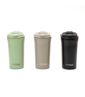 Vaso Térmico 500 ml Doble con Tapa y Sorbete Thermos Arena