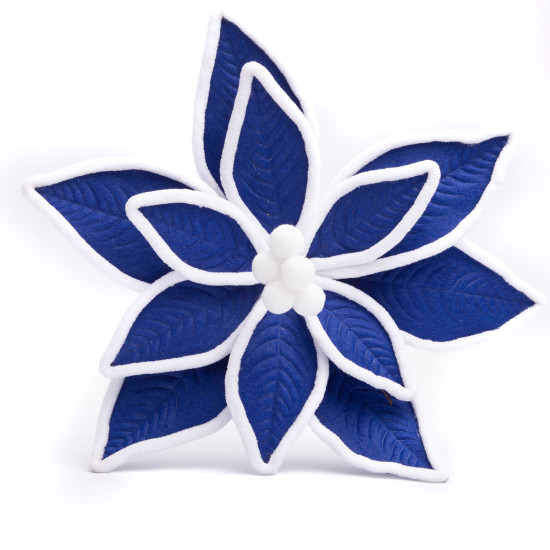 Adorno Estrella Federal Azul 22 cm Alparamis A24-3828