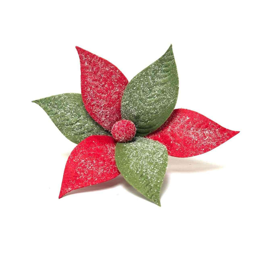 Adorno Estrella Federal Roja y Verde 22 cm Alparamis A24-3831