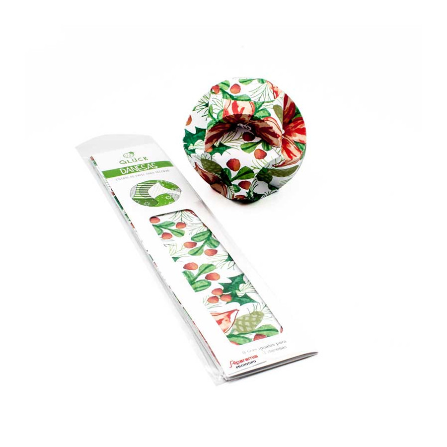 Danesa chica Muérdago para armar x 3