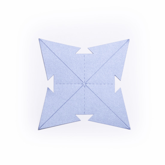 Estrella para Armar 28 cm Azul