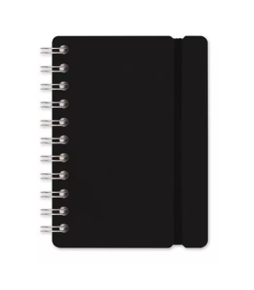 Cuaderno Studio A6 Rayado Negro