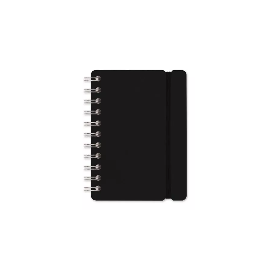 Cuaderno Studio A6 Rayado Negro