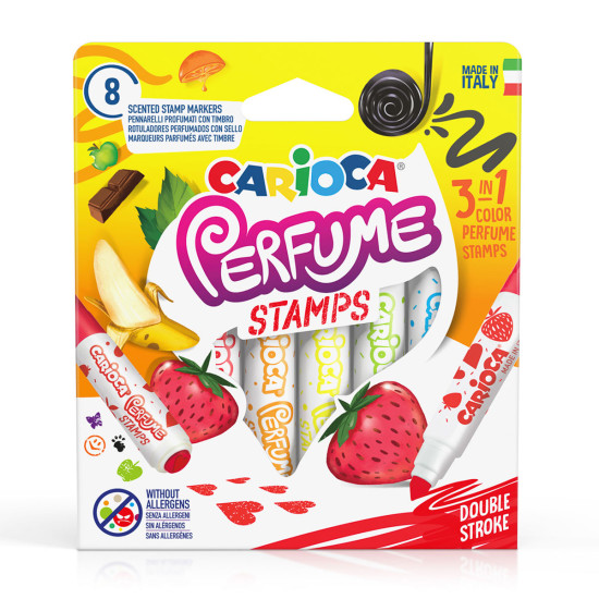 Marcadores Stamping con Perfume Carioca x 8