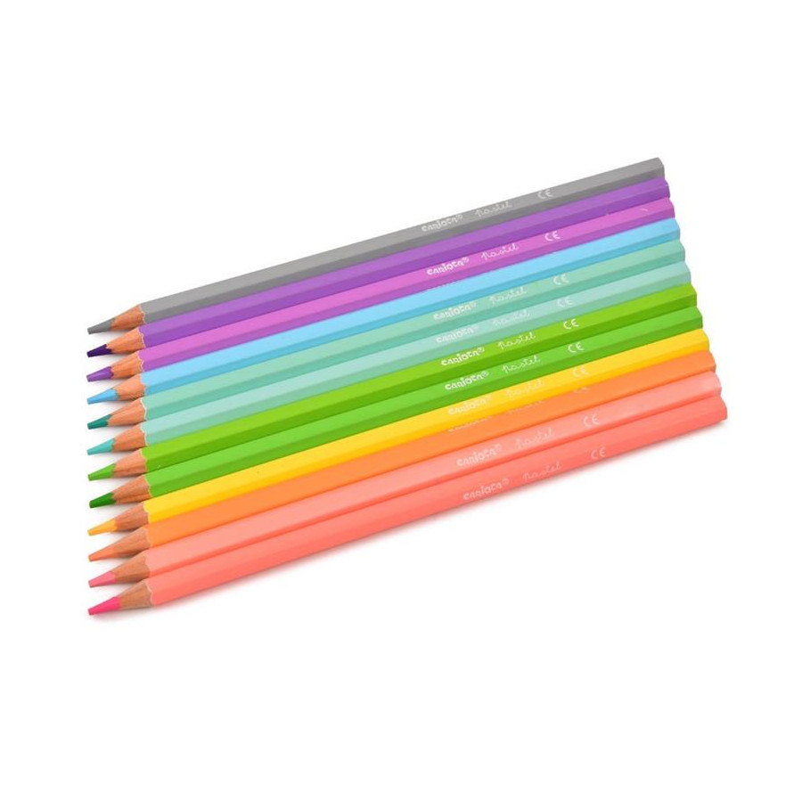 Lápices Colores Pastel Carioca x 12