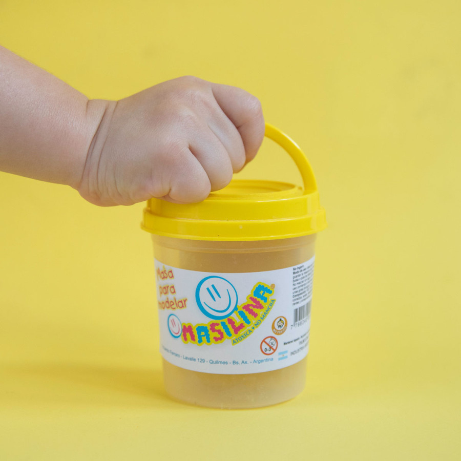 Pote de Masa para Moldear Amarilla 150 g Masilina