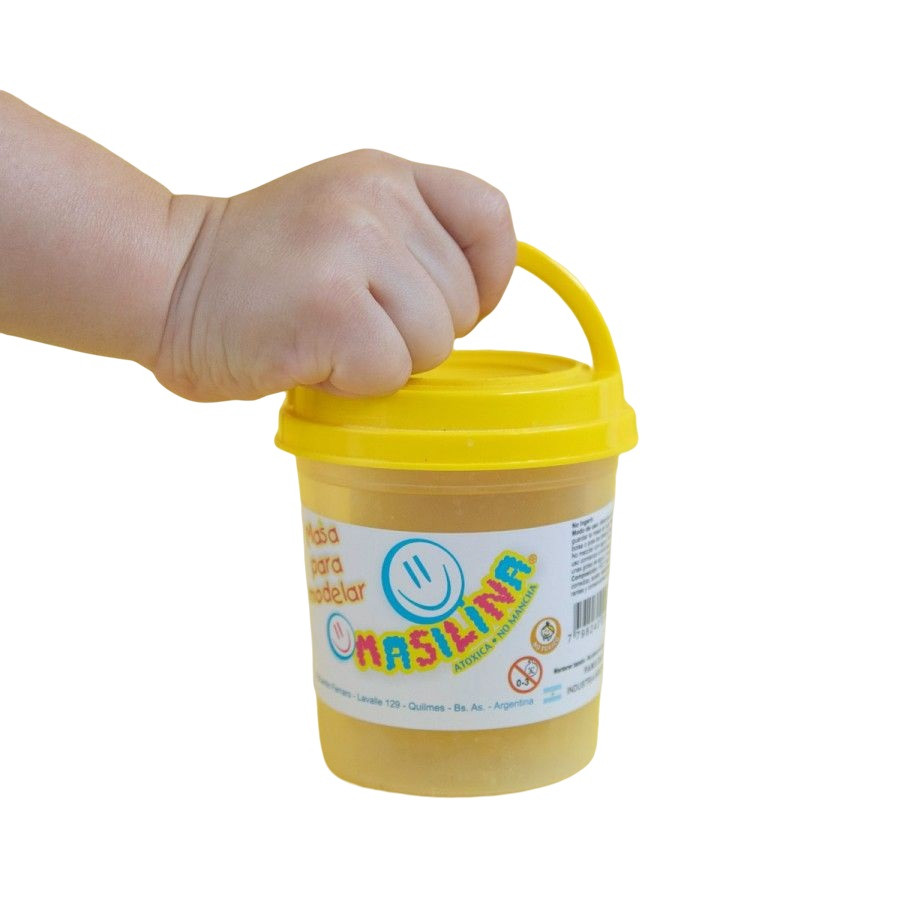 Pote de Masa para Moldear Amarilla 150 g Masilina