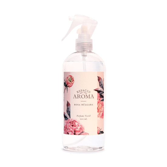 Aromatizador Textil 500 ml Línea Clásica Rosa Búlgara Espacio Aroma