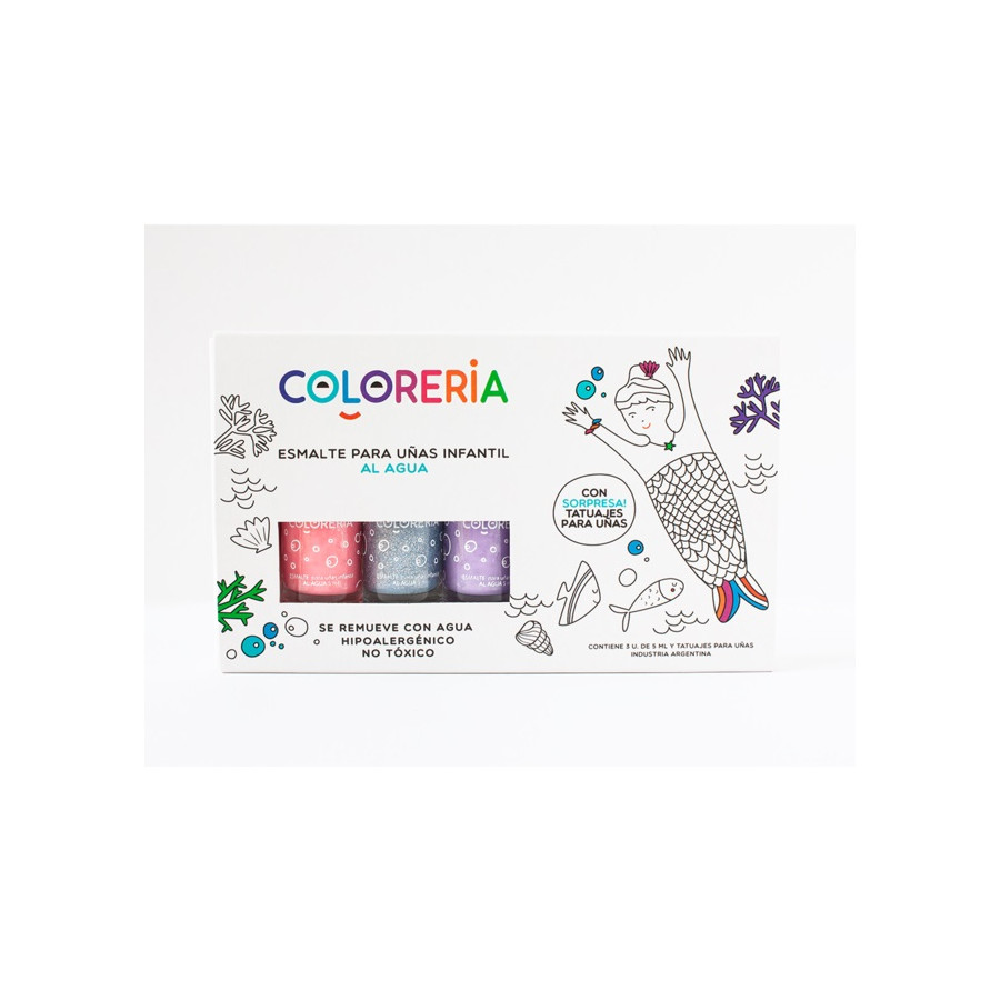 Set de Esmaltes al Agua