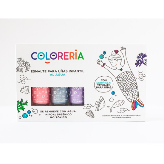 Set de Esmaltes al Agua