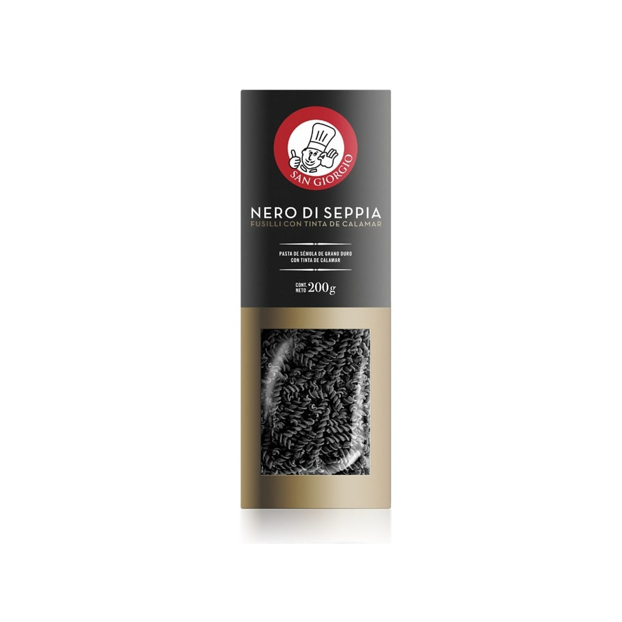 Fideos Fusilli San Giorgio Con Tinta De Calamar X 200gr