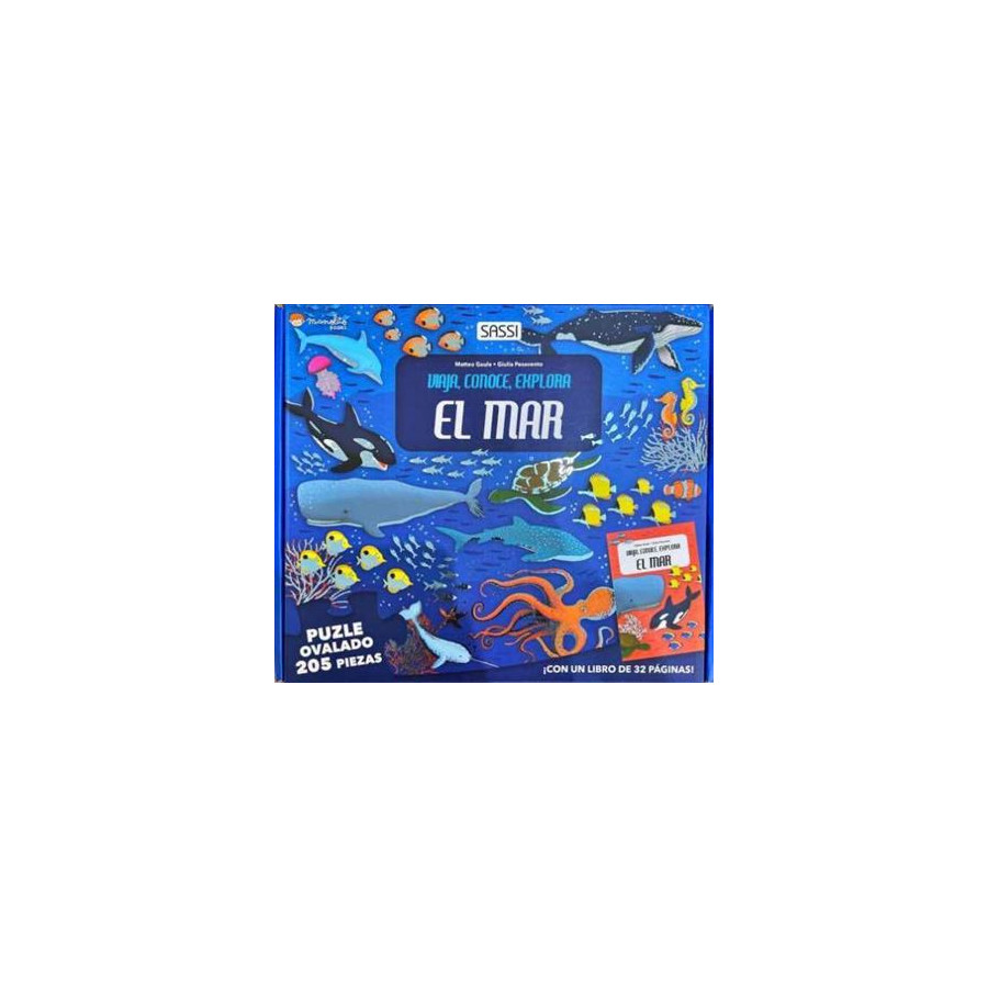 Libro Más Rompecabezas Ovalado El Mar