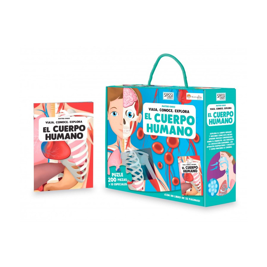 Libro Más Rompecabezas Ovalado El Cuerpo Humano