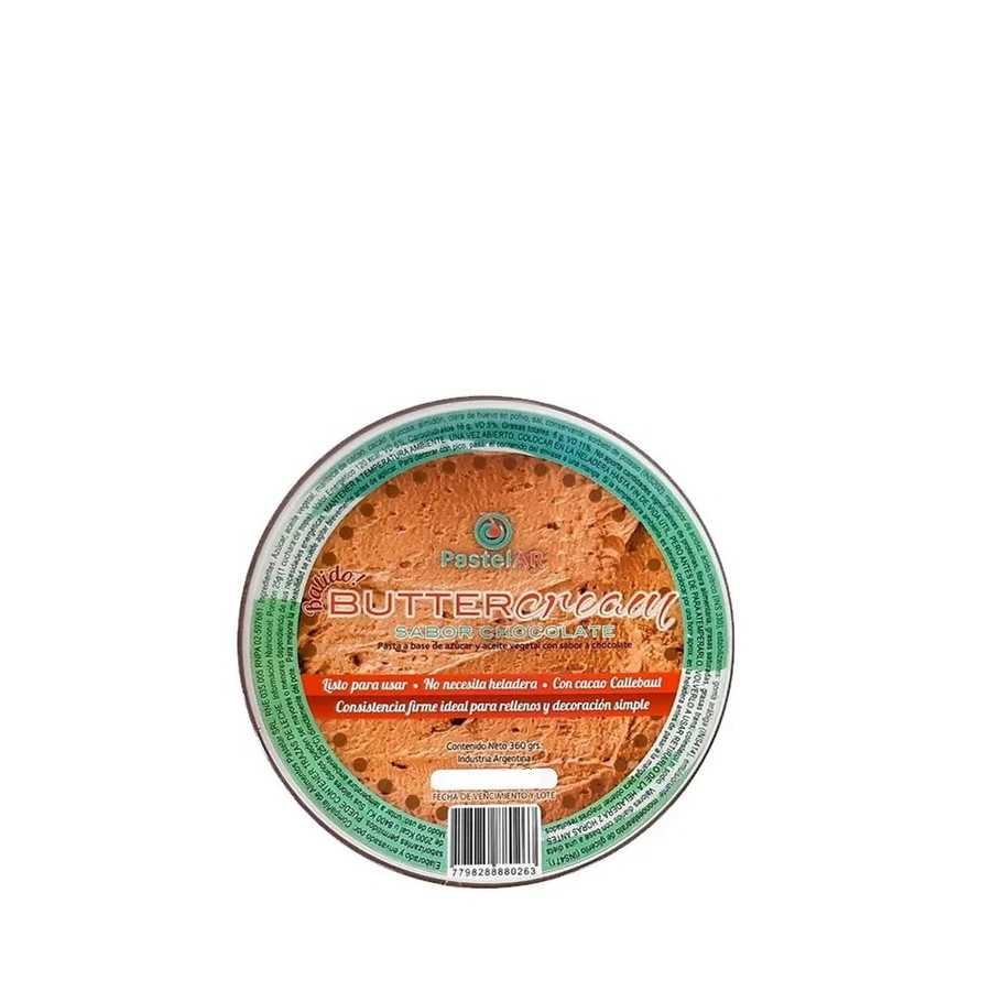 Buttercream Pastelar Chocolate 360grs