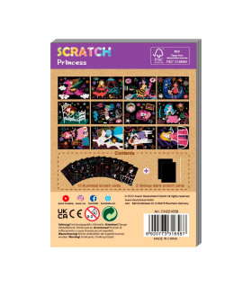 Mini Scratch Book Princesas Avenir