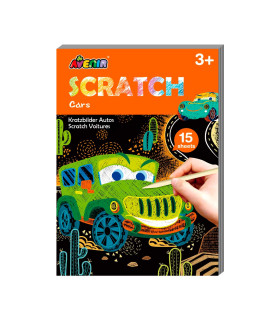 Mini Scratch Book Autos Avenir