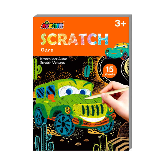 Mini Scratch Book Autos Avenir