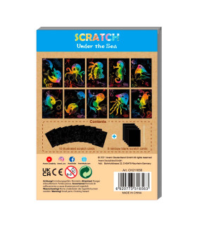 Mini Scratch Book Bajo el Mar Avenir