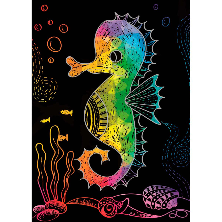 Mini Scratch Book Bajo el Mar Avenir