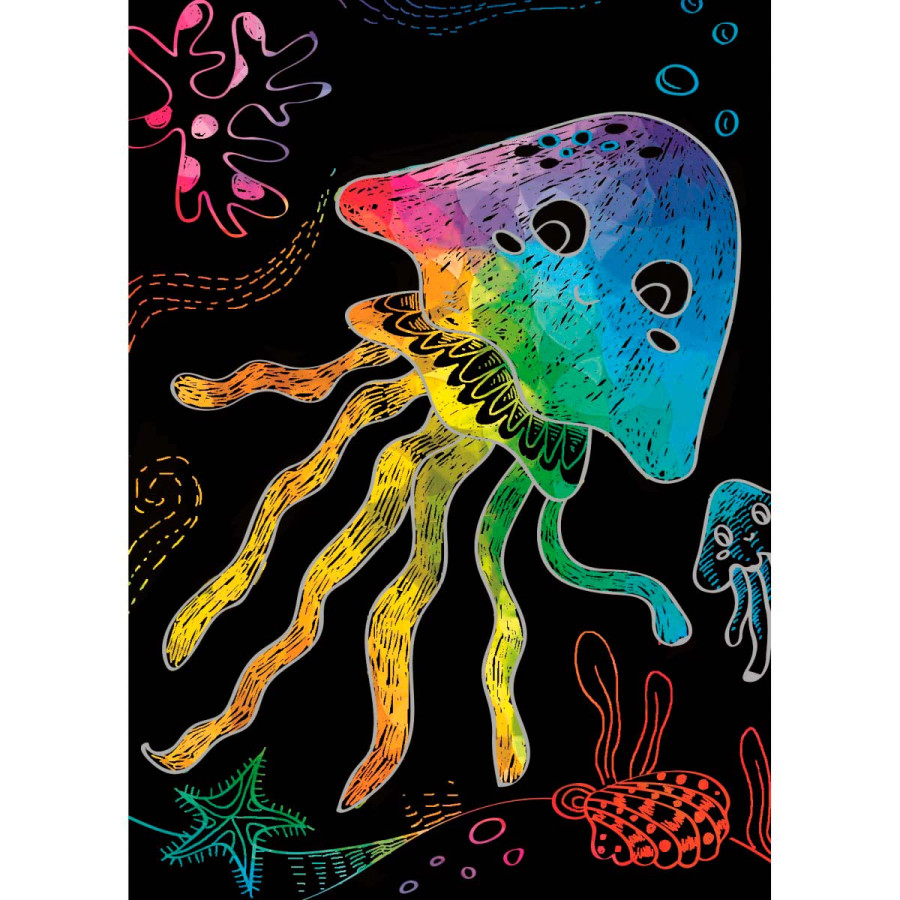 Mini Scratch Book Bajo el Mar Avenir