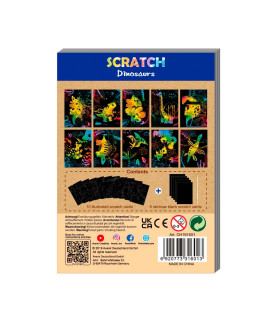 Mini Scratch Book Dinosaurios Avenir