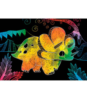 Mini Scratch Book Dinosaurios Avenir