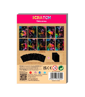 Mini Scratch Book Unicornios Avenir