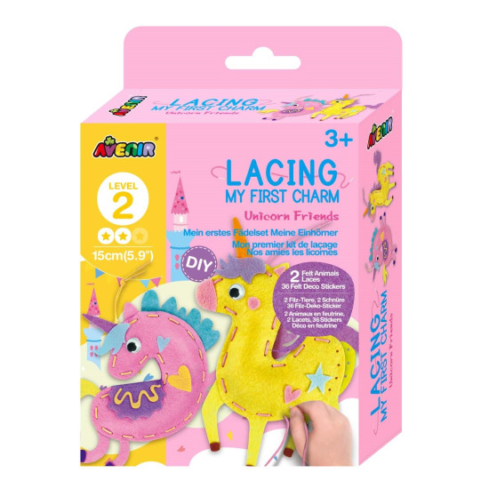 Kit de Costura My First Charm Nivel 2 Unicorn Friends Avenir