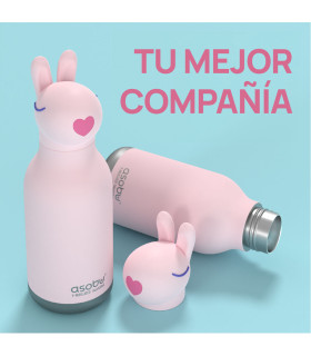 Botella Térmica Bestie Bunny 460 ml Asobu