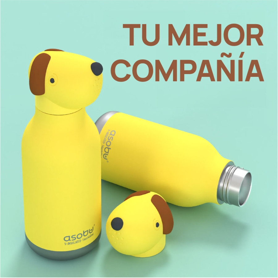 Botella Térmica Bestie Dog 460 ml Asobu