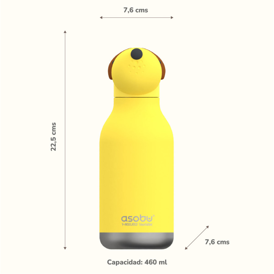 Botella Térmica Bestie Dog 460 ml Asobu