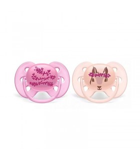 Chupete Avent Ultra Soft 6-18m Deco Girl