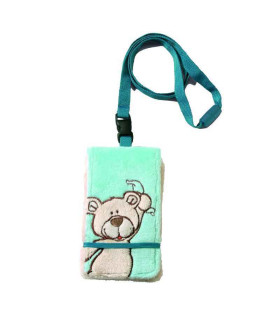 Portatarjetas de Oso marrón claro