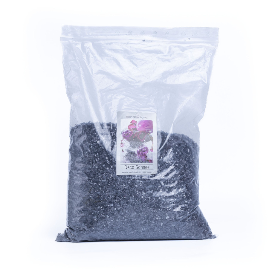 Flocs para Decorar Negro 525 g