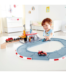 Pista de Carreras de Juguete Hape