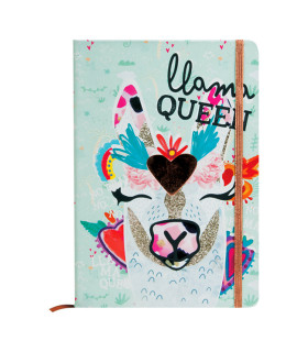 Cuaderno Talbot Llama Queen 14x21 cm