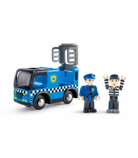 Auto de Policía de Juguete con Sirena Hape