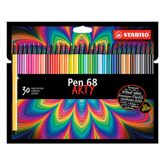 Marcadores Pen 68 Arty Stabilo x 30