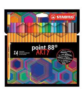 Microfibras Point 88 Arty Stabilo x 24
