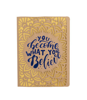 Cuaderno Talbot Kraft Believe 17x25 cm