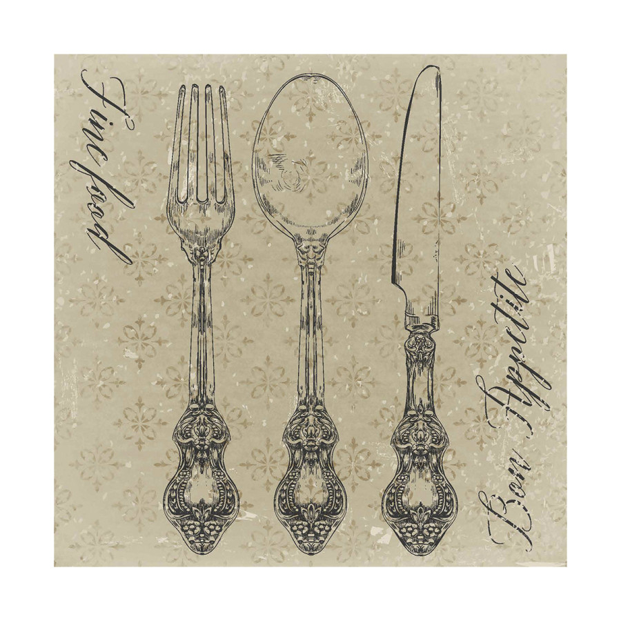 Servilletas 33 x 33 cm Fine Food