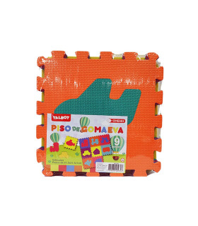 Piso de Goma Eva - Los Animales 94 x 94 cm