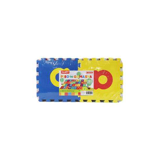 Piso de Goma Eva - Alfabeto y Números 230 x 102 cm